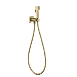 Набор для гигиенического душа Grocenberg GB005MG (со скрытой частью и прогрессивным картриджем​) матовое золото - фото 