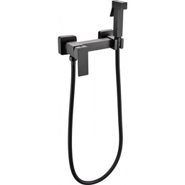 Набор для гигиенического душа Grocenberg GB101N-BL, чёрный матовый - фото 