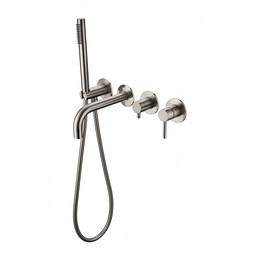 Смеситель для ванны Grocenberg GB5070NK, никель - фото 