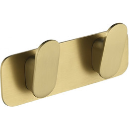 Двойной крючок Grocenberg AC0052MG, цвет матовое золото - фото 