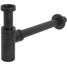 Сифон для умывальника Grocenberg GB210BL, чёрный матовый - фото 