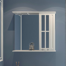 Зеркало-шкаф EvaGold Giovanni 85 см R EG010285 - фото 