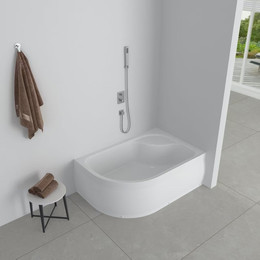 Поддон акриловый EvaGold 120х80 см EG230019 R - фото 