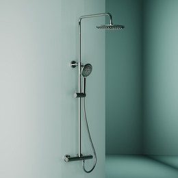 Душевая стойка с термостатом Sancos Game SC3002CH - фото 