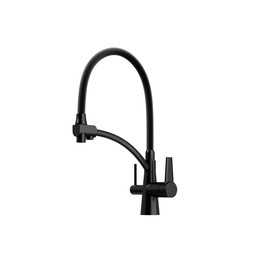 Смеситель для кухни Sancos Eri SC4001MB, чёрный матовый/чёрный - фото 