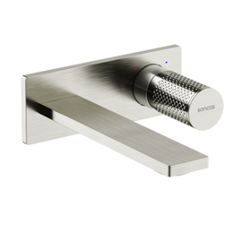 Смеситель для раковины настенный Sancos Nexus SC9013BN, брашированный никель (со скрытой частью) - фото 