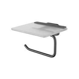 Держатель для туалетной бумаги Wonzon & Woghand Graffity WW-9326, цвет тёмный графит брашированный - фото 