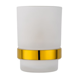 Стакан для зубных щеток Wonzon & Woghand Polo WW-8921-DG, цвет золото глянцевое - фото 