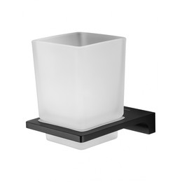 Стакан для зубных щеток Wonzon & Woghand Eclipse WW-9121-BL, цвет чёрный глянцевый - фото 