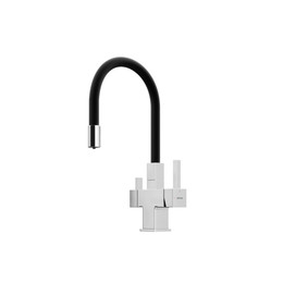Смеситель для кухни Sancos Arno SC4005CH, хром/чёрный - фото 