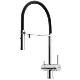 Смеситель для кухни Sancos Imola SC4010CH, хром/чёрный - фото 