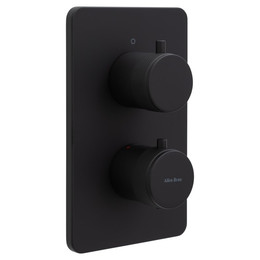 Смеситель для душа с термостатом Allen Brau Priority 5.31113-31 (со скрытой частью) чёрный матовый - фото 