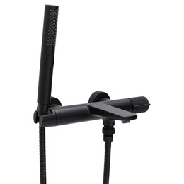 Смеситель для ванны Allen Brau Liberty 5.33006-31, чёрный матовый - фото 