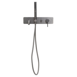 Смеситель для ванны Allen Brau Priority 5.31A05-MG (со скрытой частью) графит - фото 