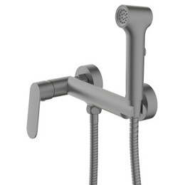 Набор для гигиенического душа Azario Alanti AZ-K2532GR, графит - фото 