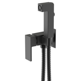 Гигиенический душ Azario Graves AZ-KFX03B (со скрытой частью) чёрный матовый - фото 