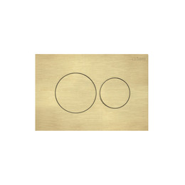 Кнопка смыва Cezares Pneumatic PN1-BTN-BORO, брашированное золото - фото 