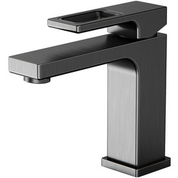 Смеситель для раковины Gappo G1017-9, оружейная сталь - фото 