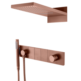 Душевая система для душа Boheme Zodiac 132-BRB, брашированная бронза - фото 