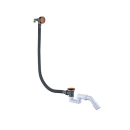 Сифон для ванны Boheme 631-BRB Click-Clack, брашированная бронза - фото 