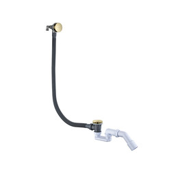 Сифон для ванны Boheme 631-G Click-Clack, золото - фото 