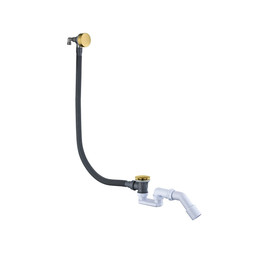 Сифон для ванны Boheme 631-MG Click-Clack, золото матовое - фото 