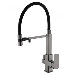 Смесители для кухни Wonzon & Woghand WW-88458012-BGM, тёмный графит - фото 