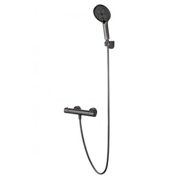 Смесители для душа с термостатом Wonzon & Woghand Inn WW-B2065-A-BGG, тёмный графит - фото 