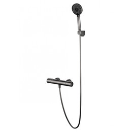 Смесители для душа с термостатом Wonzon & Woghand Inn WW-A2006-A-BGG, тёмный графит - фото 