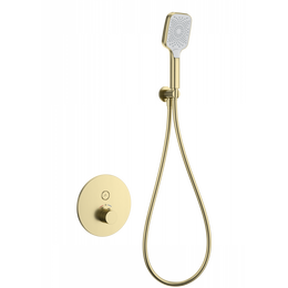 Смесители для душа с термостатом Wonzon & Woghand WW-D1017-A-BG (со скрытой частью) золото - фото 