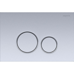 Кнопка смыва Aquatek KDI-0000019, хром матовый - фото 