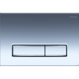 Кнопка смыва Aquatek Slim KDI-0000023, хром глянцевый - фото 