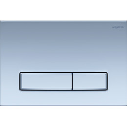 Кнопка смыва Aquatek Slim KDI-0000024, хром матовый - фото 