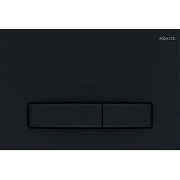 Кнопка смыва Aquatek Slim KDI-0000025, чёрный матовый - фото 