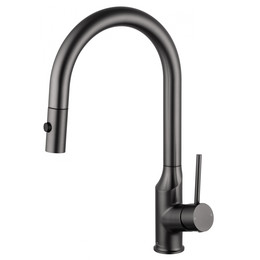 Смесители для кухни Wonzon & Woghand WW-A21252-BGG, тёмный графит - фото 