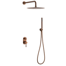 Душевая система для душа Boheme Uno 464-BRB (со скрытой частью) брашированная бронза - фото 