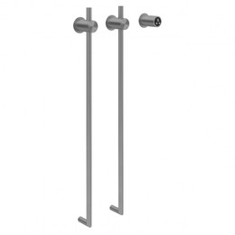 Полотенцесушитель электрический Abber Charme П2 800x345 мм AH4002BST, сталь брашированная - фото 