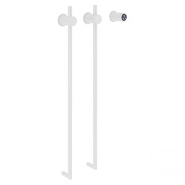 Полотенцесушитель электрический Abber Charme П2 800x345 мм AH4002MW, белый матовый - фото 