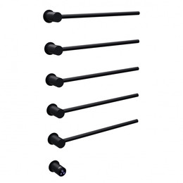 Полотенцесушитель электрический Abber Charme П5 795x520 мм AH4005MB, чёрный матовый - фото 