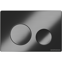 Кнопка смыва Ceramicanova Balance Circle CN12-001GG, вороненая сталь - фото 