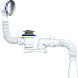 Сифон для ванны Unicorn S122E Click-clack - фото 