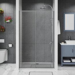 Душевая дверь Azario SHANGHAI 130 см AZ-Y43-130-MGR-CL, графит матовый/прозрачное - фото 