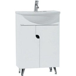 Тумба напольная с раковиной Акватон Панда 50 см 1A0537K0PD010, белый - фото 