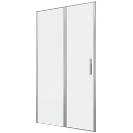 Душевая дверь Allen Brau Priority 120 см 3.31032.BA (стекло 8 мм) серебро браш/прозрачное - фото 