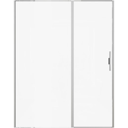 Душевая дверь Allen Brau Priority 160 см 3.31038.BA (стекло 8 мм) серебро браш/прозрачное - фото 