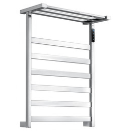 Полотенцесушитель электрический Wonzon & Woghand Frankfurt с полкой П7 450x640 мм WW-A1026-CR - фото 