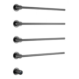 Полотенцесушитель электрический Wonzon & Woghand Dortmund П4 584x610 мм WW-A364-GM, темный графит - фото 