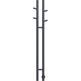 Полотенцесушитель электрический Vincea П2 122x1304 мм VTD-1D2GE, графит (возможность скрытого подключения) - фото 