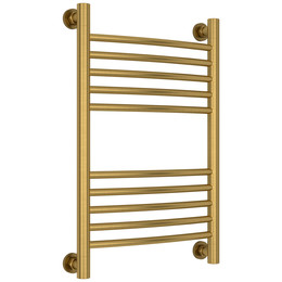 Полотенцесушитель водяной Сунержа Богема+ П10 400x660 мм (выгнутая перемычка) 051-0221-6040, состаренная латунь - фото 