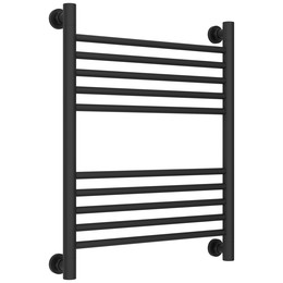 Полотенцесушитель водяной Сунержа Богема+ П10 500x660 мм (прямая перемычка) 15-0220-6050, тёмный титан муар - фото 
